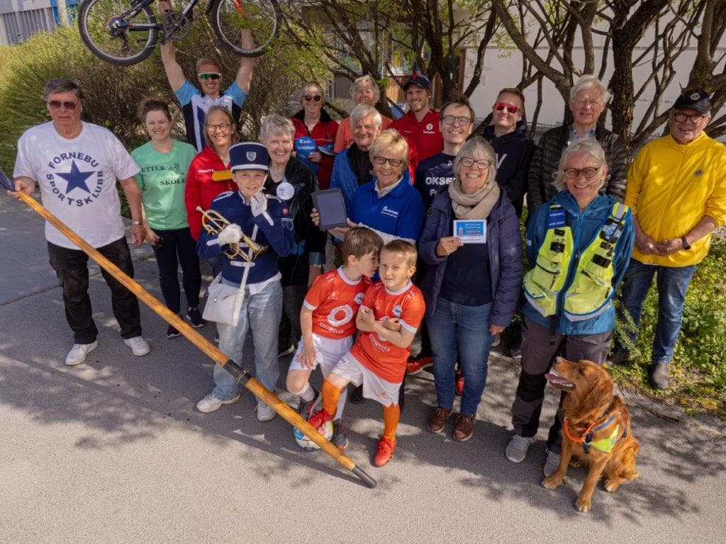 de frivillige på fornebu